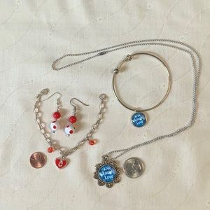 Live Laugh Love - Fun and playful jewelry sets